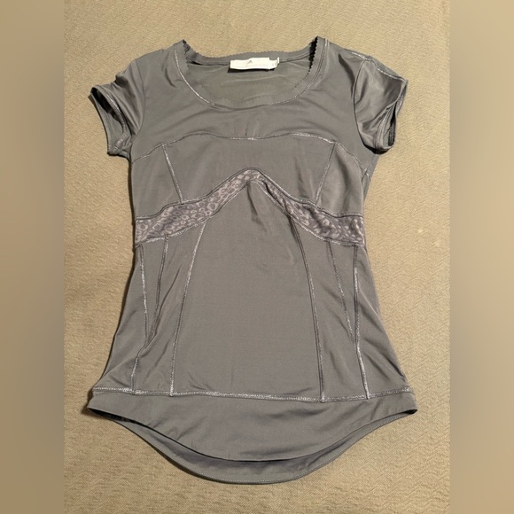 Stella McCartney + Adidas mesh workout yoga tennis gym cheetah sports bra top - Picture 2 of 15